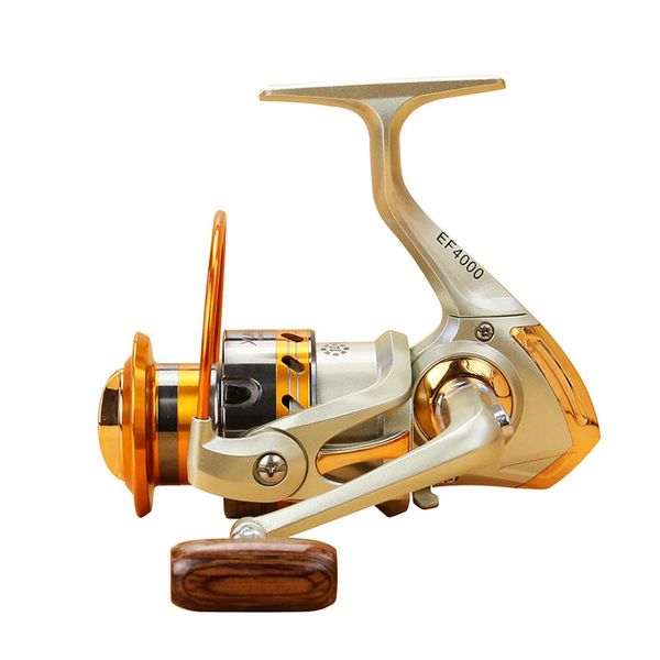 

left/right handle distant wheel metal spinning fishing reel 5.5:1 12 bearing balls fishing wheel rotate the spool fishing coil