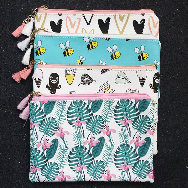 

m266 cartoon women cloth bag fashion bee cat cactus love design handbag student girl women bag gift wholesale