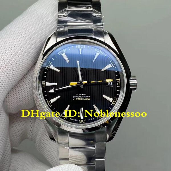 

super swiss cal.8508 movement watch men's aqua terra 15000 gauss 231.10.42.21.01.002 steel bracelet automatic vs factory eta mens watch, Slivery;brown