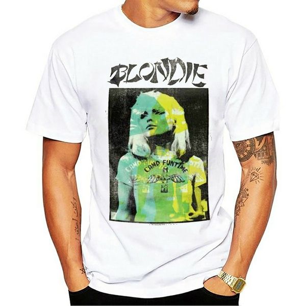 

blondie - bonzai - juniors t shirt s-m--xl-2xl new impact merch retro o neck tee shirt, White;black