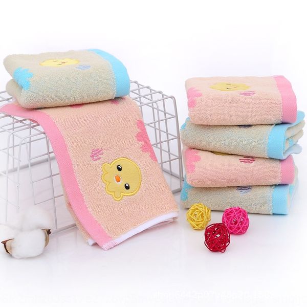 

cotton series pure cotton 32 strands embroidery jacquard children's towel cartoon absorbent children's towel embroidery