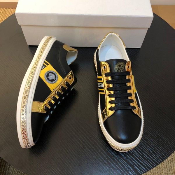 

new1 luxury business men's casual shoes fashion wild sports shoes outdoor travel men's shoes original box packaging zapatos hombre, Black