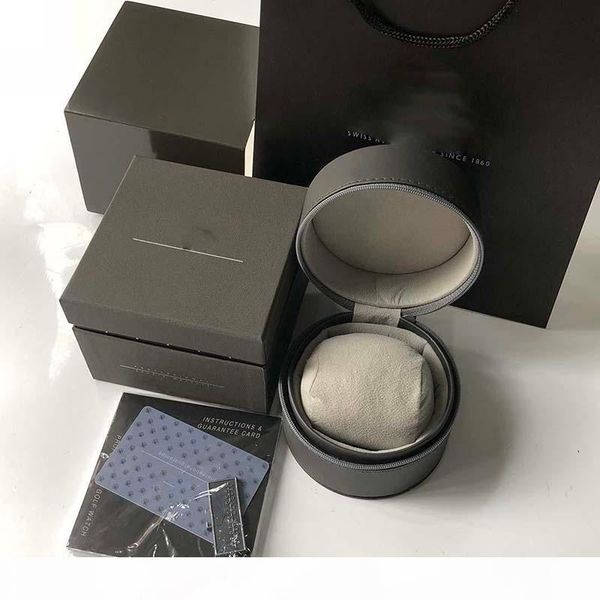 

good quality luxury mens wristwatches original box paper inner outer booklet card inman watches watch gift boxes, Black;blue