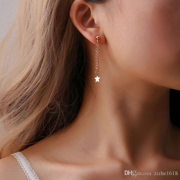 

necklace pendant woman fashion jewelry gold silver round triangle star beach summer wholesale pop simple gift