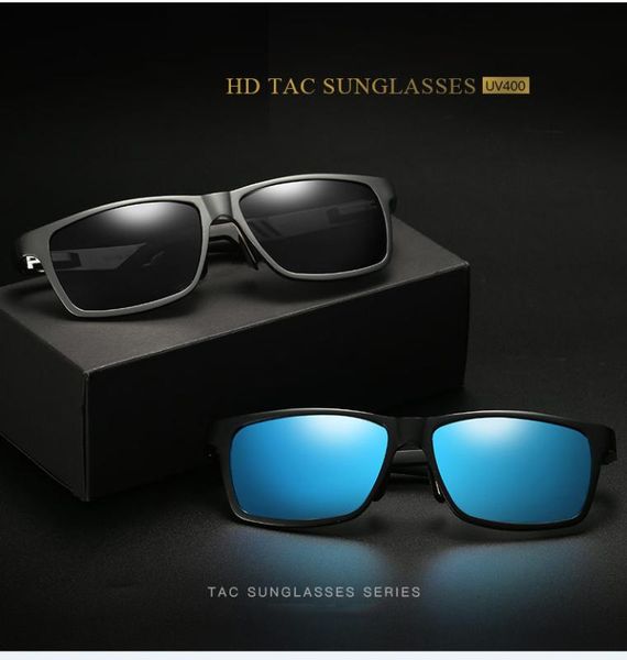 

yunsiyixing polarized sunglasses men aluminum magnesium frame retro glasses for men uv400 mirror driving brand designer for 2020, White;black
