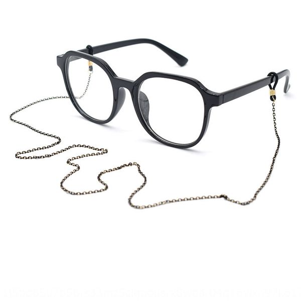 

2020 new polished gold simple sun sun presbyopic glasses neck non-slip glasses nonskid anti-skid chain anti-skid chain antichain, Blue