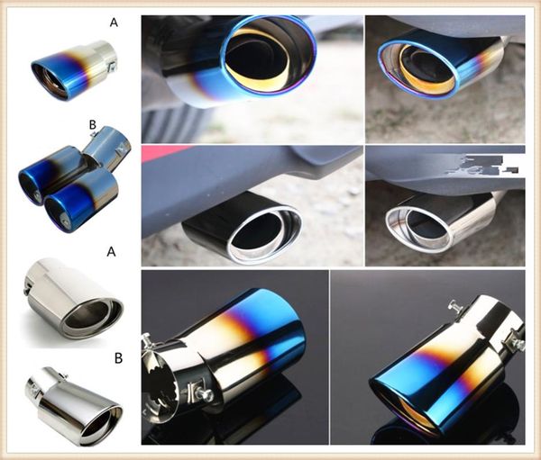 

universal car accessories exhaust pipe muffler tail throat for c43 c-class f015 b-class e53 c63