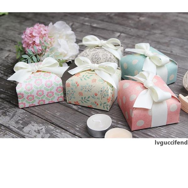 

polka dot green flower pink paisley paper box for decorations paper bags for candy candy box wedding decorations baking