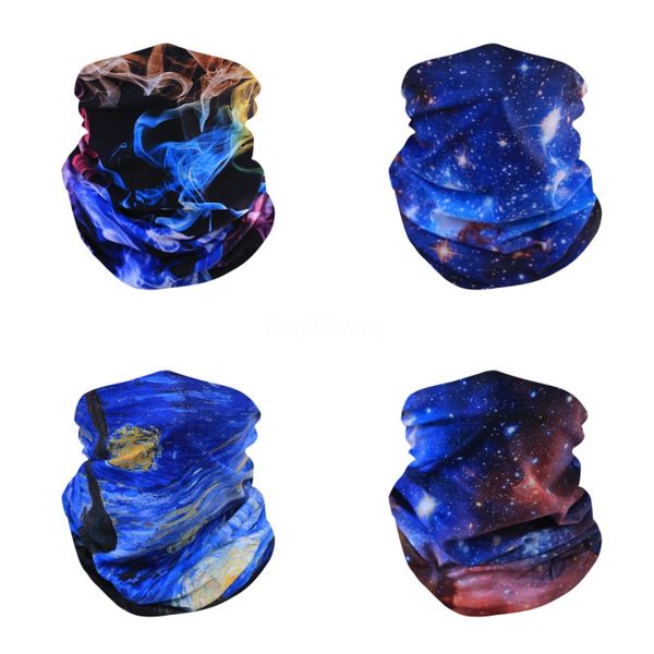 

ydhsm magic scarf multycolors neck cycling scarf bike motorcycle helmet dust face mask bandana headwear multifunctio#385, Black