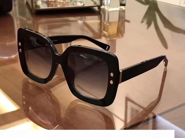 

i women stacy martin square black grey sunglasses mod 1030 fashion designer sunglasses brand new with box, White;black