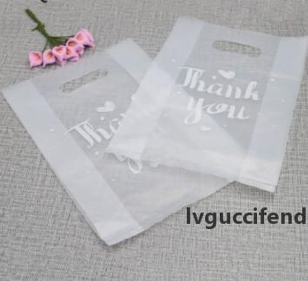 

translucent plastic bags thank you plastic bags wedding party favor retail bags party gift wrap 100pcs