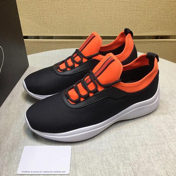 

comfortable mesh and neoprene sneakers mens shoes fashion classic lightweight footwears vintage design low men shoes chunky sneakers, Black