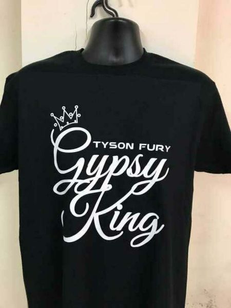 

Tyson Fury T shirt Gypsy King boxing heavyweight mens gym fanufc