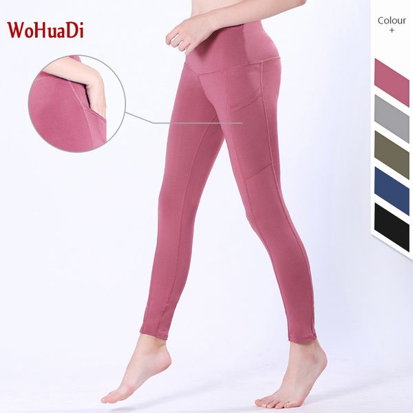 

wohuadi gym leggings sports pants women yoga fitness pants high waist seamless dance workout leggings /l, White;red
