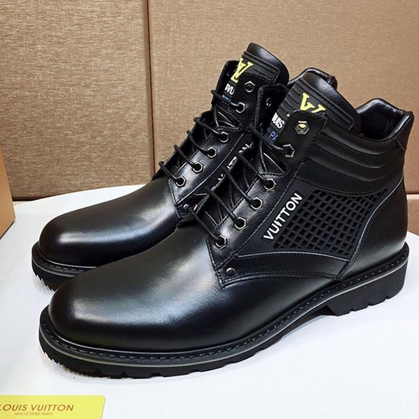 

new mens shoes fashion oberkampf ankle boot martin luxury chaussures pour hommes sale fashion men shoes booties drop ship with box zapatos, Black