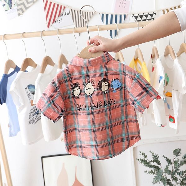 

uxygu 2020 boy's short-sleeved children's children's doll tong chen shan tong chen shan fashionable baby's shirt baby&#0, White;black