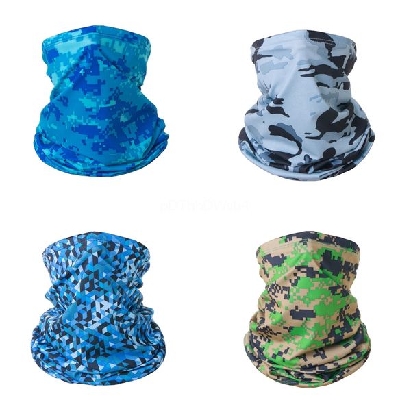 

xmevv breathable scarf balaclava neck gaiter bandana half face mask headband ice silk face er hiking scarf camouflage mask#624, Black