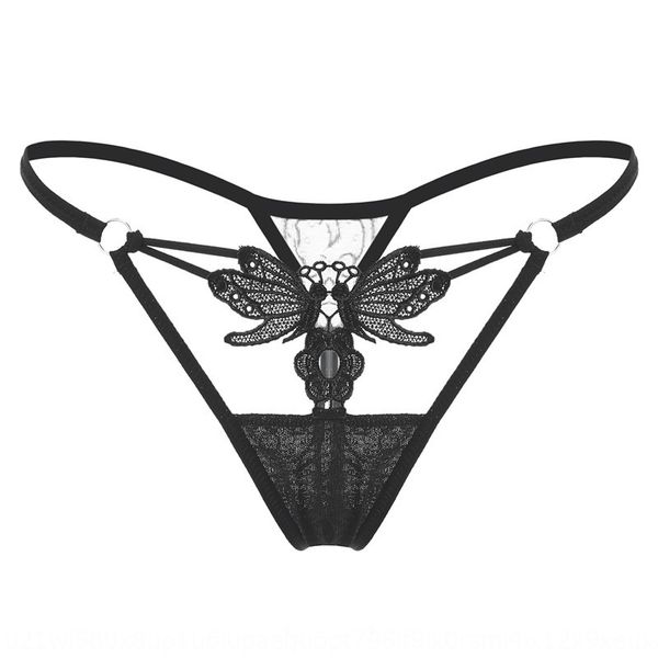 

water soluble flower embroidered thong hollow women's temptation women's t pants underwear embroidered underwear, Black;white