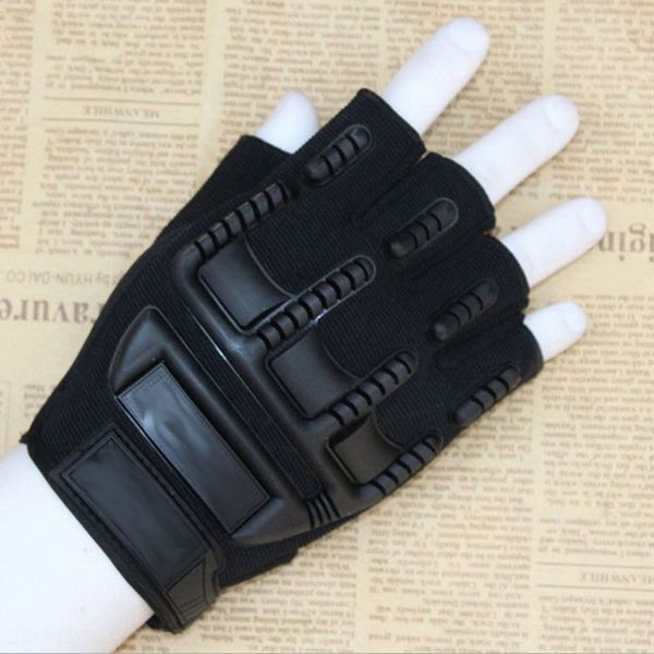

6p4du outdoor sports outdoor sports bicycle gloves half-finger men' fitness tactical gloves rock climbing anti-slip breathable cycling, Blue;gray