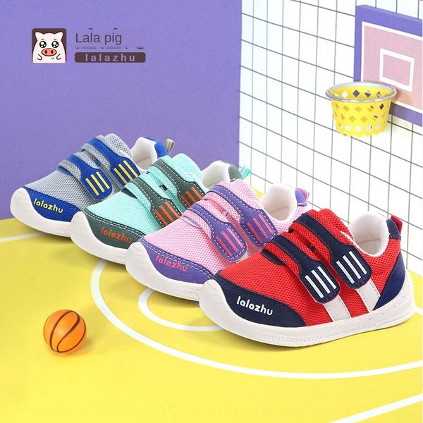 

lala pig children's autumn children's functional baby soft-bottomed toddler shoes boys and girls shoes 1-3 years old 2, Black