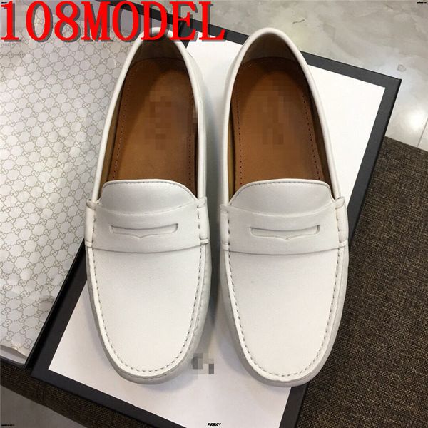 

men casual shoes 2018 fashion men shoes leather men loafers moccasins slip on men's flats loafers male shoes, Black