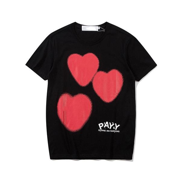 

20s casual t shirt for men summer fashion print round neck short sleeves mens womens t shirt heart tees lr200723, White;black