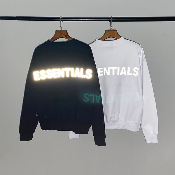 

black fog street 3m reflective men/women hoodies sweatshirts fog loose ovesized hoodies essentials hip hop cotton sweatshirts