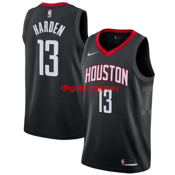 

basketball clothes clothes star style lightweight james harden #13 black mvpman jersey original, Gray
