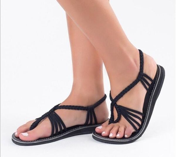 

new arrival flat women's sandal summer designer women's casual home shoes fashion outdoor lady sandals, Black
