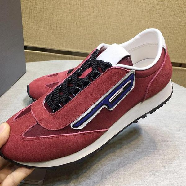 

suede and nylon sneakers mens shoes fast delivery autumn and winter breathable casual footwears fashion plus size design low men shoes, Black