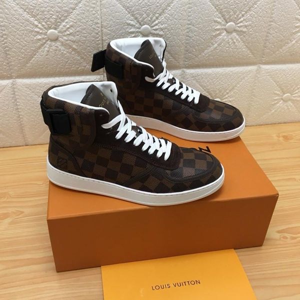 

103 high-quality men's designer casual sports shoes trendy brand outdoor casual shoes, fast delivery in the original box, Black