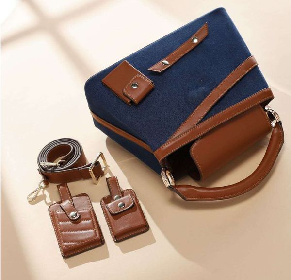 

3ps women bags set luxury crocodile female handbags pu leather shoulder bags composite bags messenger