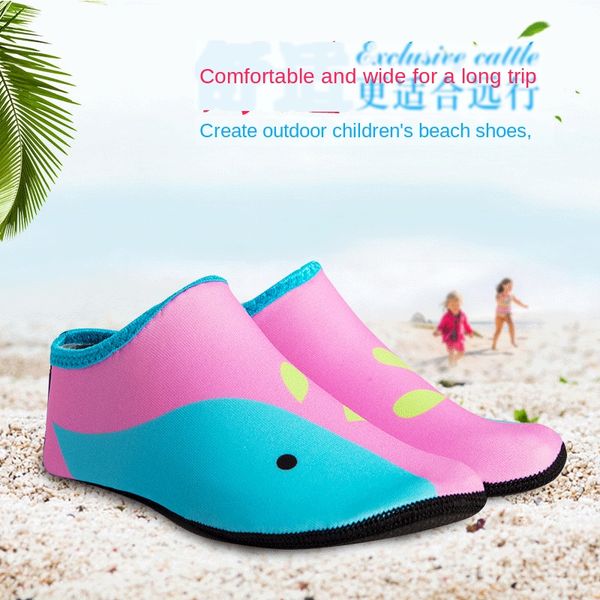 

children's 3mm anti-skid warm quick-drying diving socks warm water shoes shoes water paradise essentials, Black;red