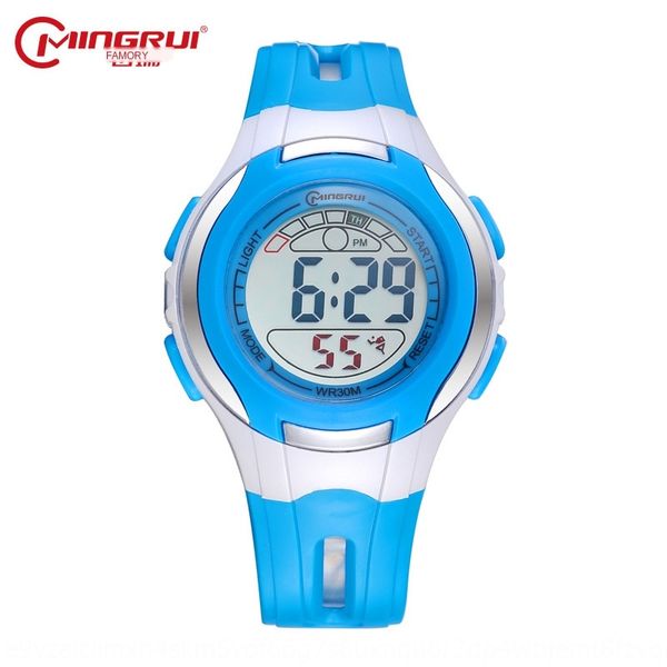 

mingrui children's boys' and girls' waterproof electronic led students outdoor sports electronic watch ' outdoor sports, Blue