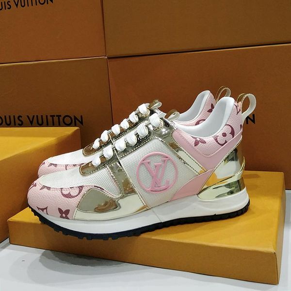 

womens sports shoes breathable footwears with box women shoes sneakers luxury chaussures de femme run away sneaker footwear zapatos de mujer, Black