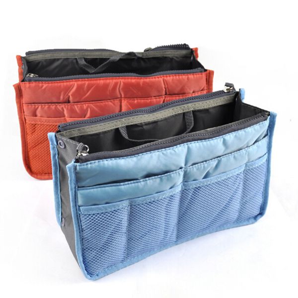 

makeup bag case organizer insert bag women nylon travel handbag large liner lady make up cosmetic bag female wash toiletry tote