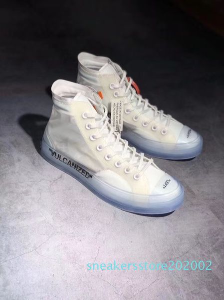 

1designer fashion luxury off brand men platform womens canvas shoes for men athletic trainers white casual sneakers size s02, Black