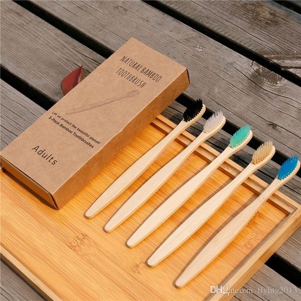 

natural bamboo toothbrush portable soft hair tooth brushes eco friendly bristle toothbrush natural biodegradable toothbrushes whitening oral