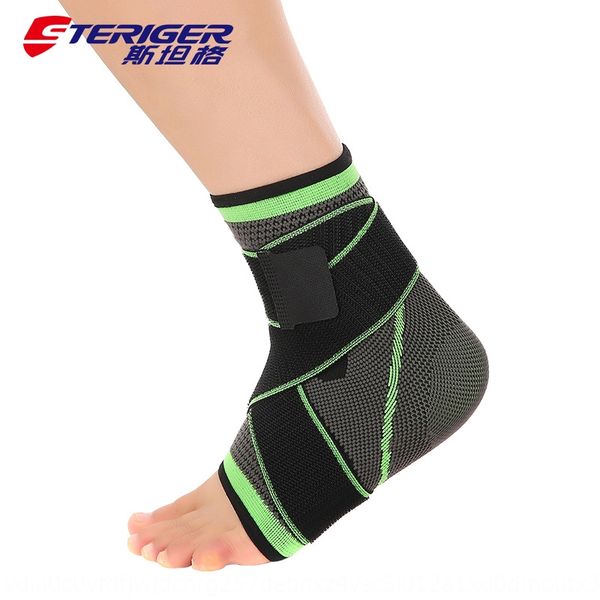 

jx4i4 sports straps ankle basketball protection elastic compression ankle protection basketball outdoor mountaineering anti sprain protectiv, Blue;black