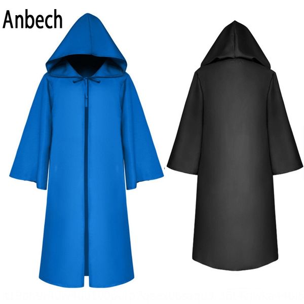 

halloween death medieval new lace-up solid color hooded halloween death cloak medieval new lace-up solid color hooded cloak, Tan;black