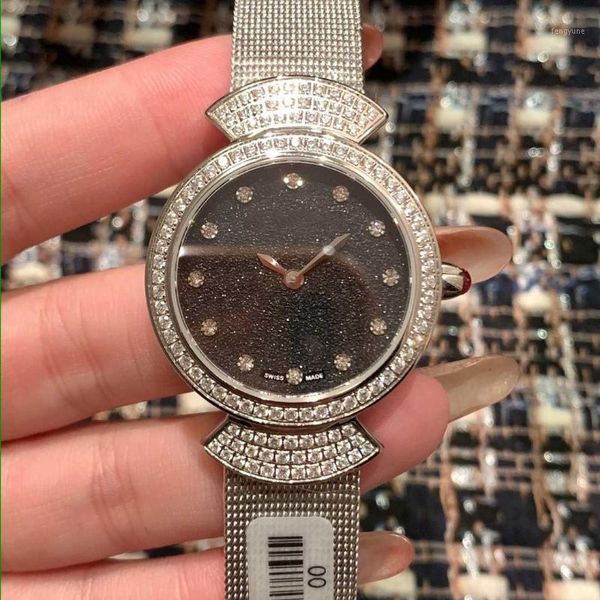 

wristwatches women designer watches fashion diamond watch classic 33mm 316 stainless steel lady watches1, Slivery;brown