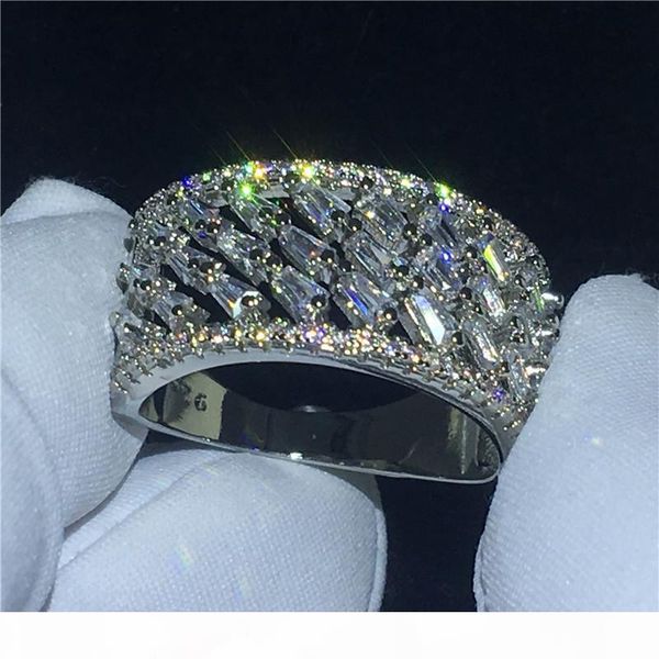 

fashion hollow ring silver color t shape diamond cz stone big engagement wedding band ring for women bridal jewelry, Slivery;golden