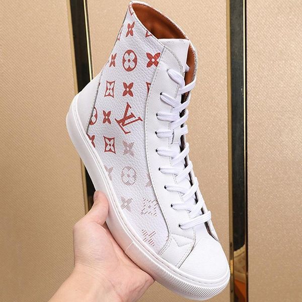

comfortable mens shoes outdoor walking luxury footwears tattoo senaker boot casual spring lace -up men boots chaussures de sport pour hommes
