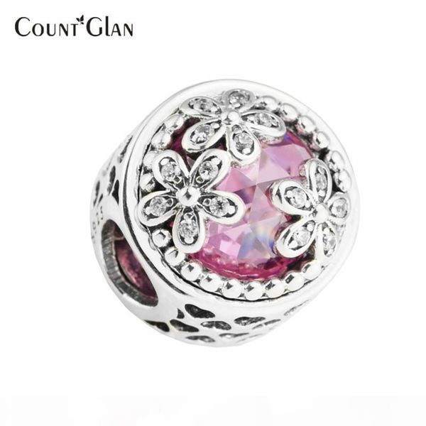 

sterling silver jewelry beads for jewelry making diy fit pandora women bracelets daisy meadow 925 silver charms perlas berloque kralen, Bronze;silver