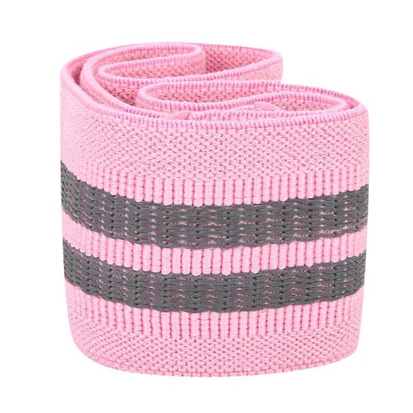 

s/m/l pink elastic resistance hip exercise bands for yoga training thighs legs fitness indoor outdoor fitness resistance band