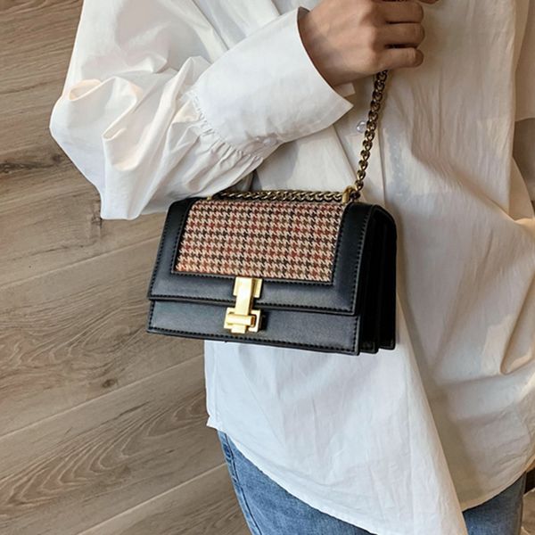 

women small square bag summer leisure all-match fashion lock bag daily shoulder chains mobile phone casual diagonal girl
