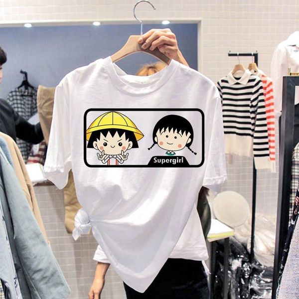 

oi2am 2019 summer women's loose short-sleeved half-sleeved student base women 2019 summer women's loose short-sleeved t-shirt t-sh, White