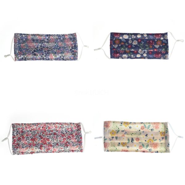 

party mask camouflage print non woven protective 3ply ear loop face mouth mask 3 layers dustproof pm2.5 anti-dust adults facem#322#195, Black