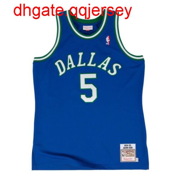 

jason kidd #5 mitchell & ness 1994-95 classics jersey throwbacks vest stitched basketball jerseys, Gray