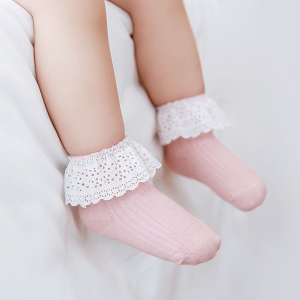 

6pair/lot baby girl tutu ankle socks princess lace ruffle socks, Pink;yellow